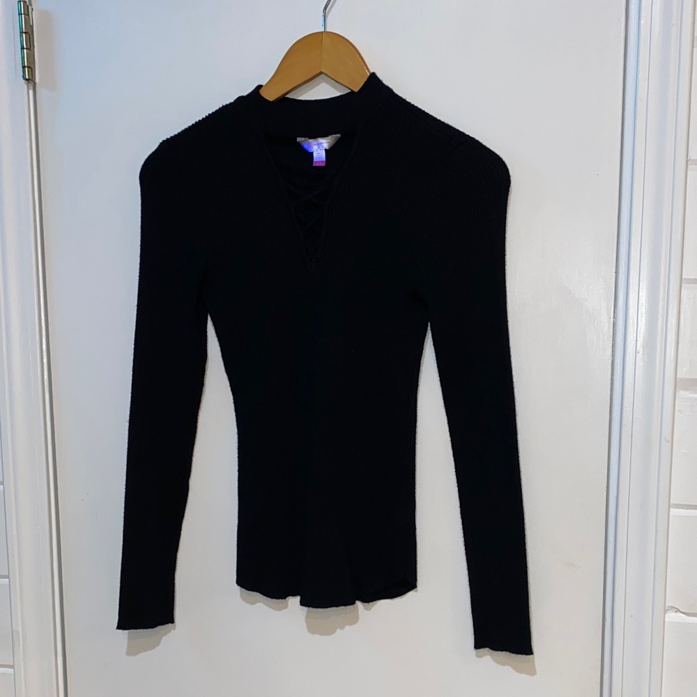 NOBO Classic Black Long Sleeve Tee